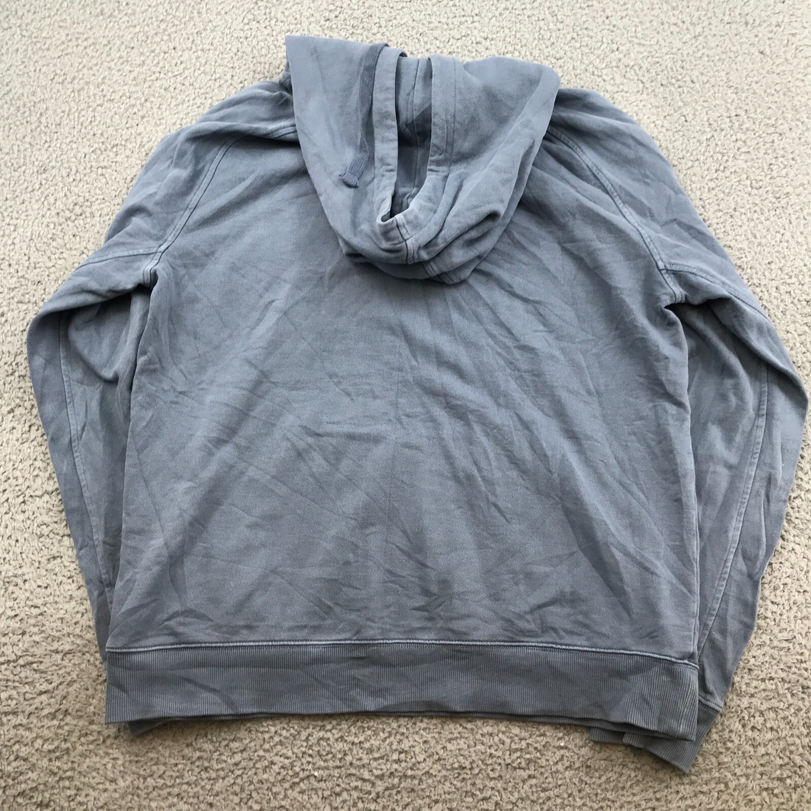 VRST Sweater Adult Medium Blue Solid Long Sleeve Pullover Hoodie Mens