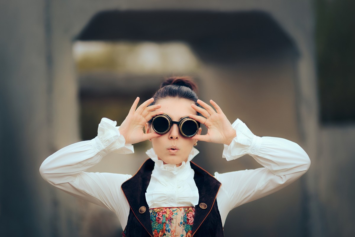 Lunettes De Costume Steampunk Victoriennes À Rabat Taille Unique