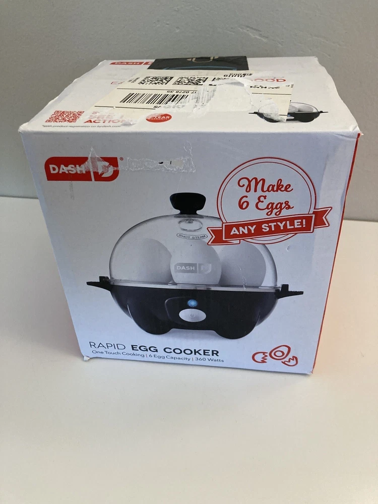 Dash Rapid Electric Egg Cooker with 6 Egg Capacity Now Available Dash Rapid Electric Egg Cooker with 6 Egg Capacity Now Available