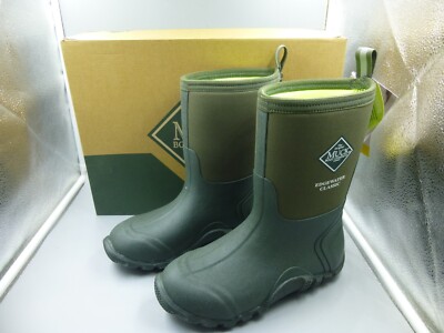 New Muck Boot Company Men's Edgewater Classic Mid ECM-300 Moss Green Size 5