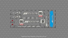 Water Slide Decal For Hot Wheels 164 Custom 90 Honda Civic 011