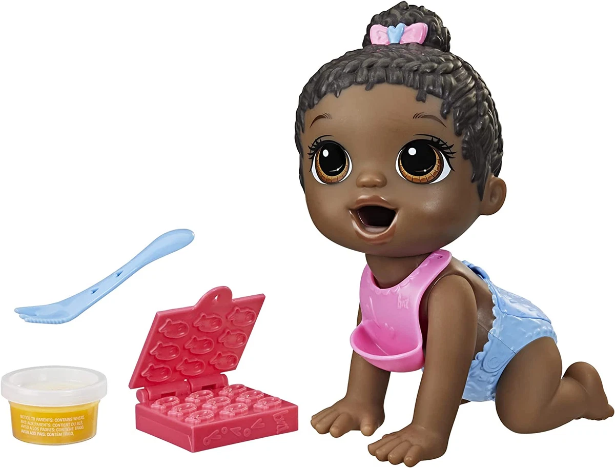 Muneca que Come y Hace Popo Bebe de 8 Pulgadas Tematica de Snacks