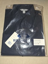 NEW! Biz Collection SH714 MENS METRO LONG SLEEVE SHIRT - M, NAVY Colour