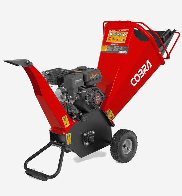 Cobra 650l Wood Chipper Garden Shredder Petrol 6.5hp Heavy Duty Chipping 196cc for sale online