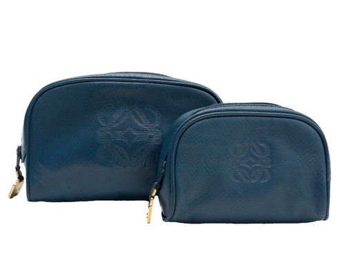 Hermes Bastia Coin Case Blue Veau Epsom Leather Used | eBay
