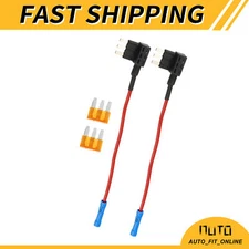 Single Car Fuse Tap 12V with 5A Micro3 ATL Blade Type Fuse Universal