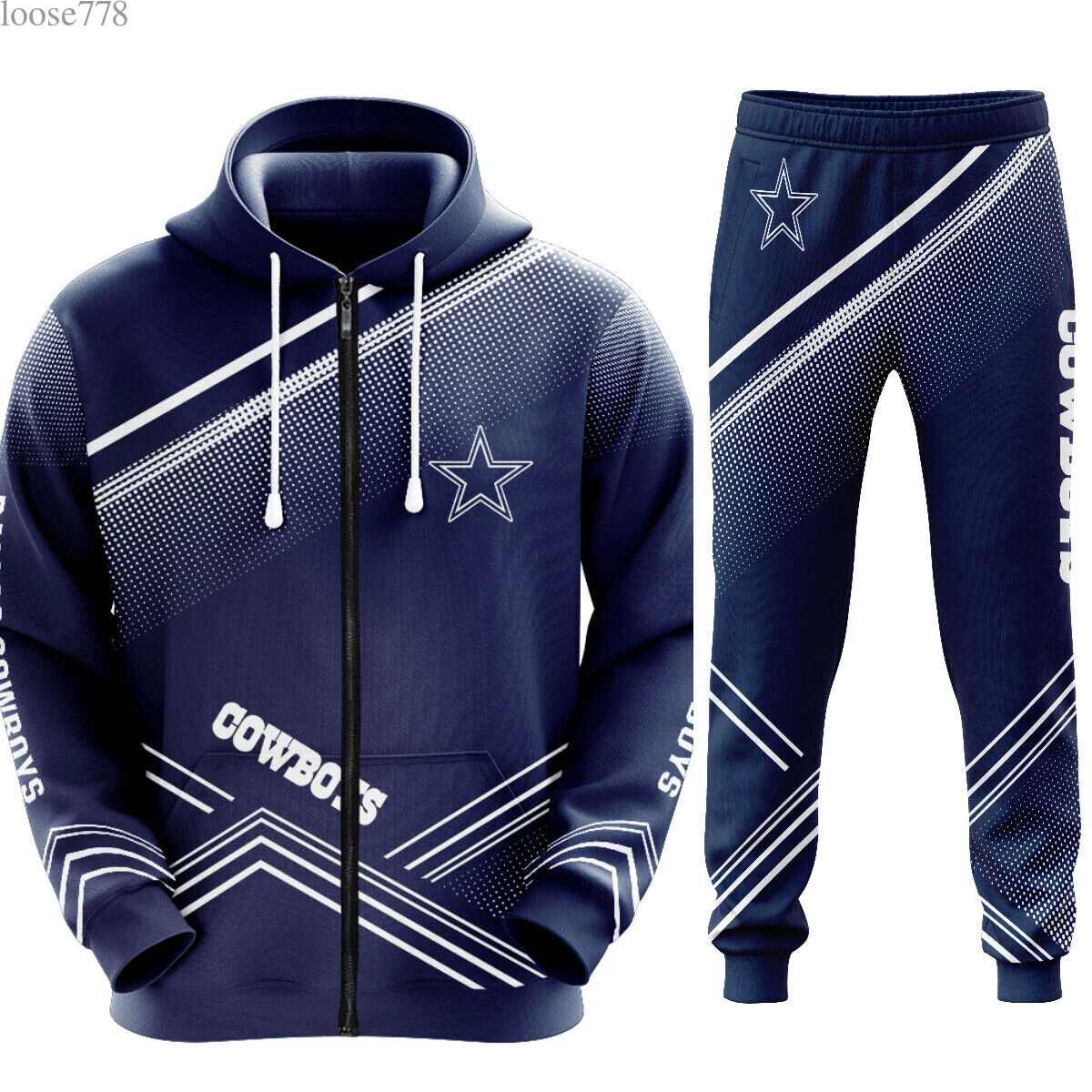 Cowboys sweatsuit sale