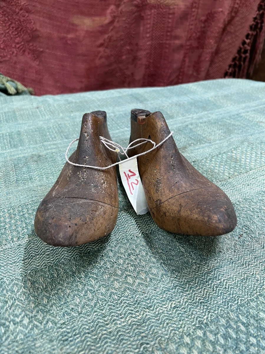 ANTICHE FORME PER SCARPE IN LEGNO DA DONNA eBay