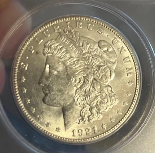 1921-s Morgan Silver  Dollar , brilliant uncirculated MS62 , better date & grade