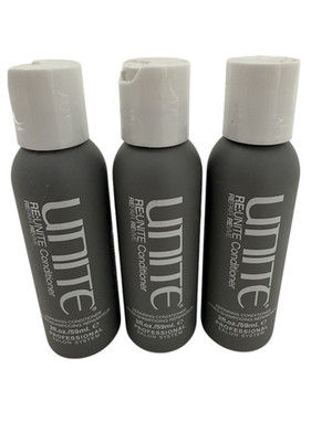 3 pc Unite Hair NEW Re:Unite Repairing Conditioner 6oz Repair Revive Lot Set 2oz