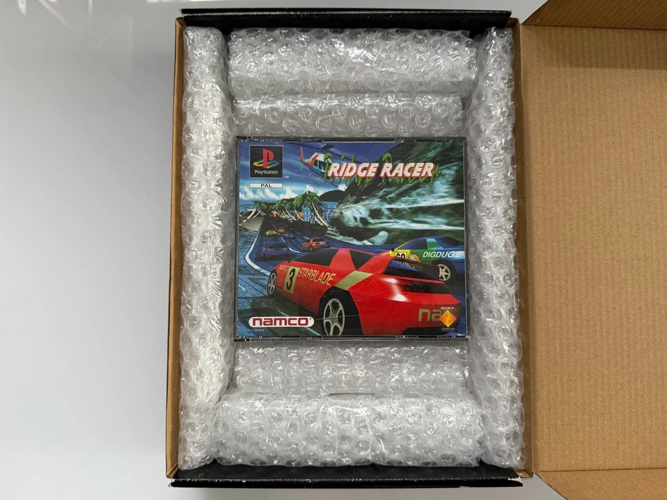 Ridge Racer PS1 Big Box - UK PAL GC CIB - High Quality Packing - Tracked - Image 2 of 4