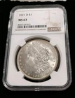 Morgan Silver Dollar.9 MS63