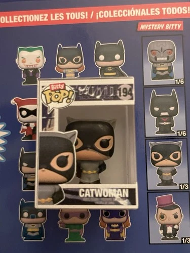 Funko Bitty Pop! Dc Comics Batman #194 Catwoman 1/3 Chase