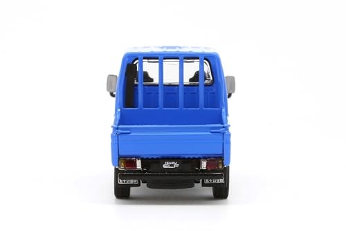 4R-742 Model 1 1/64 いすゞ ISUZU ELF Blue Model1 1/64 Isuzu Elf Double Cab - Blue Finished Product