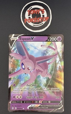Pokemon TCG Espeon V 064/203 Evolving Skies Holo