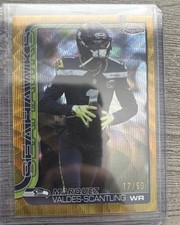 2025 Topps Chrome Marquez Valdes-Scantling #272 Gold Wave Refractor /50