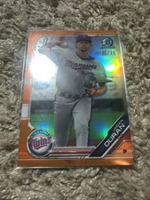 2019 Jhoan Duran First Bowman Chrome Orange Refractor /25