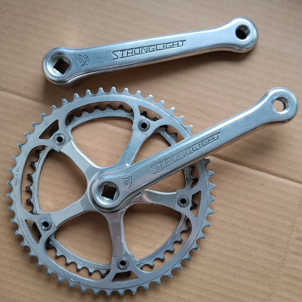Jeu De Pédalier STRONGLIGHT COMPETITION pour vélo de course ancien