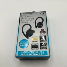 CT TEK Ultra Pro Wireless Sport Earbuds w/ Mic & Charging Case