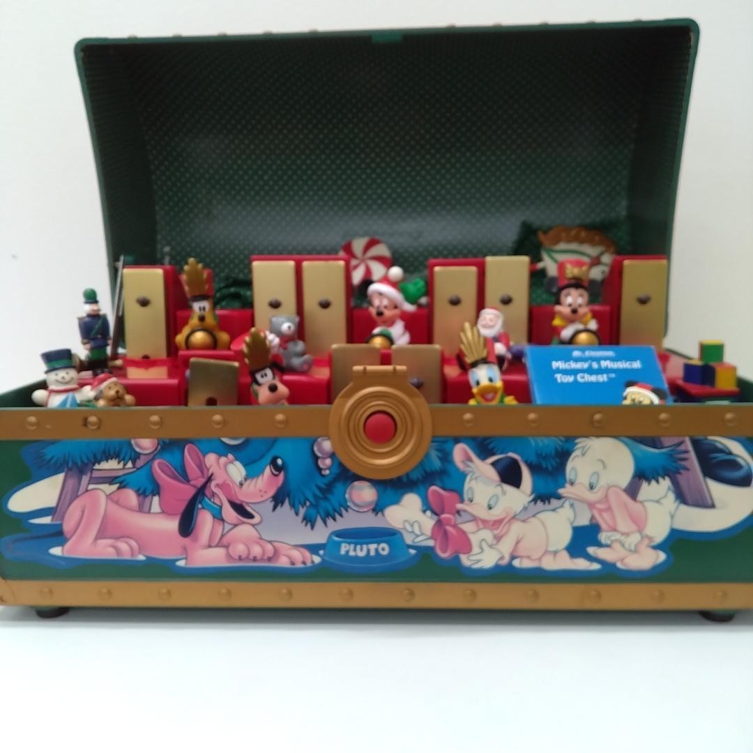 Disney Mr. Christmas Mickey's Musical Toy Chest Vintage Music Box