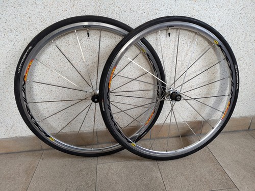 Laufradsatz Mavic Ksyrium Elite Shimano 9/10/11-Fach Clincher silber