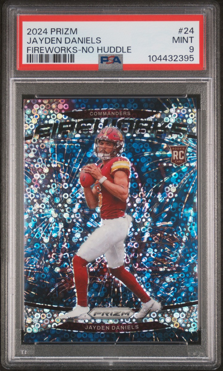 2024 PANINI PRIZM FIREWORKS NO HUDDLE #24 JAYDEN DANIELS