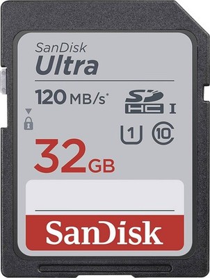 Sandisk Speicherkarte Ultra SDHC 32GB 120MB/s UHS-I