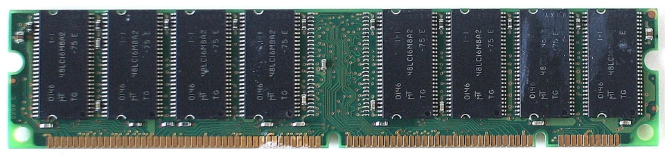 Memory 256mb,synch,100mhz,cl2,mt16lsdt3264ag-10ee3,pc100-222-620, ct32m64s4d8e. - Image 2 of 2