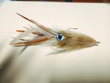 Hollow Squid Fly Fishing Lure ..this  On A Gamagatsu Stinger Hook 4/0