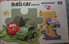 Fenming Educational Battery Operated Rail Car Puzzle Toy Land Series Track