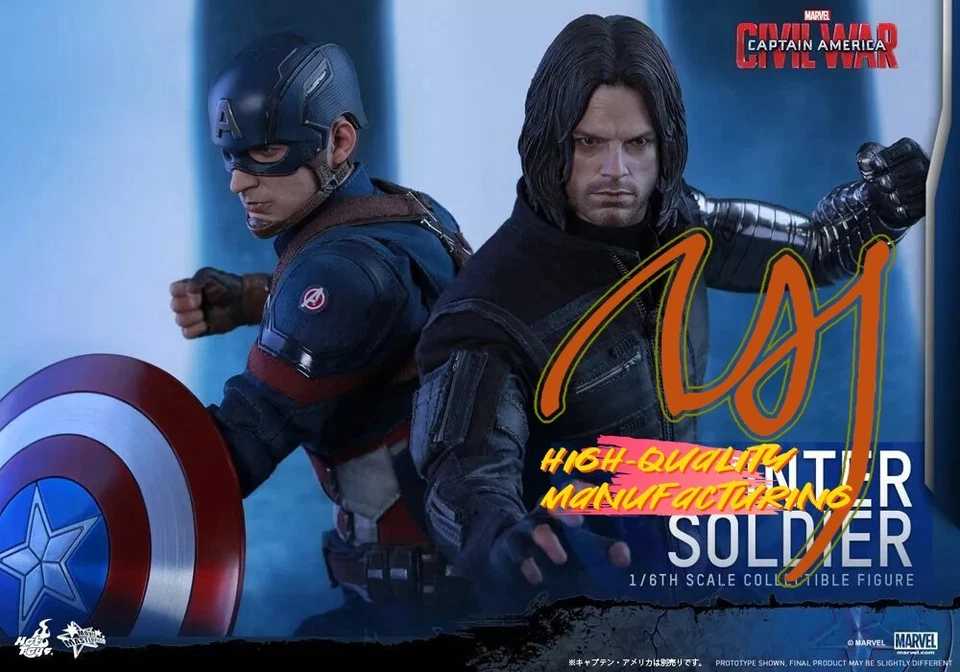NUEVO Hot Toys MMS 351 Capitán América 3 Guerra Civil Soldado de Invierno Bucky EN STOCK Foto 4 de 4