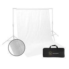 Glow Muslin Background - 6 x 9' White