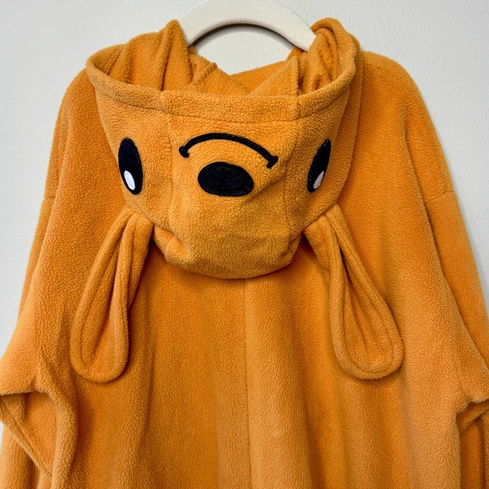 Pijama de una pieza de animal canguro niños 5-6 acogedor disfraz de Halloween marrón con capucha Foto 4 de 4