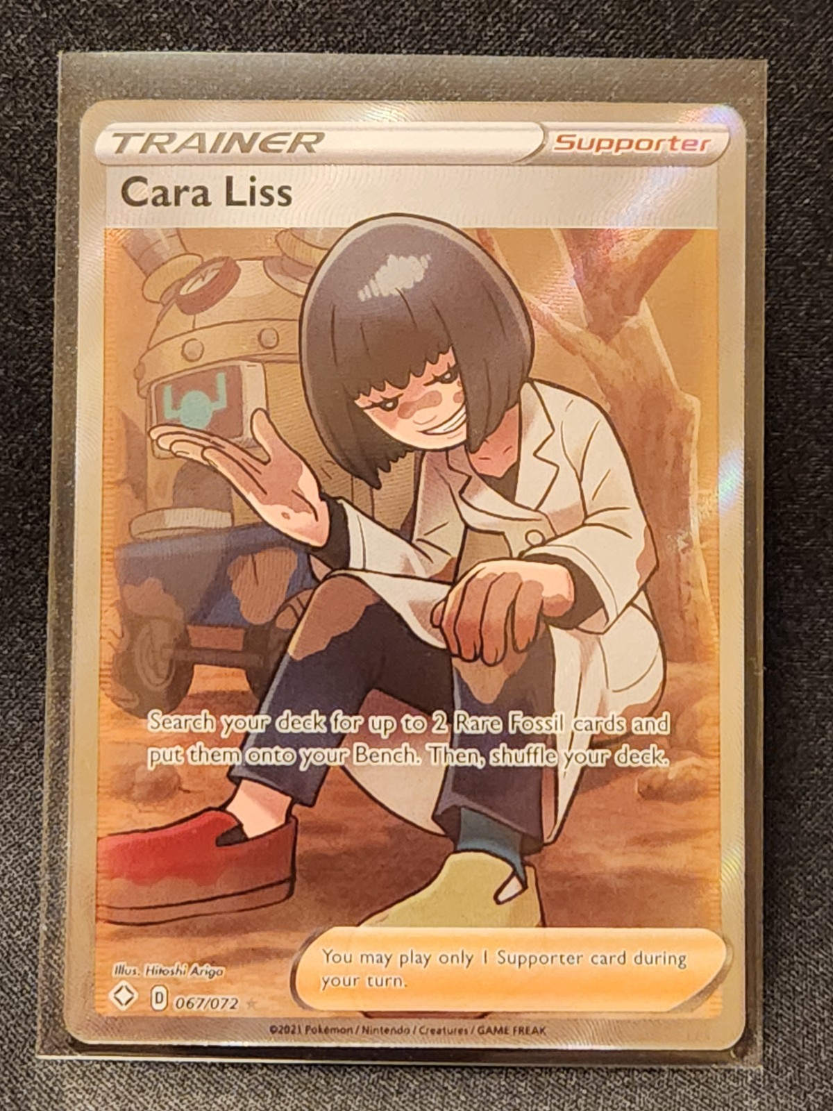 Pokemon Shining Fates - Ultra Rare -Cara Liss - 067 - Full Art Trainer - NM