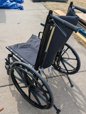Drive Medical Silver Sport 2 Adult Manual Wheelchair Black
