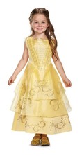 Disney Belle Ball Gown Deluxe Costume, Yellow, X-Small 3T-4T - Official