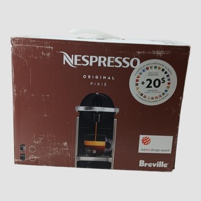 Nespresso BEC430TTN Pixie Espresso Machine By Breville - Untested