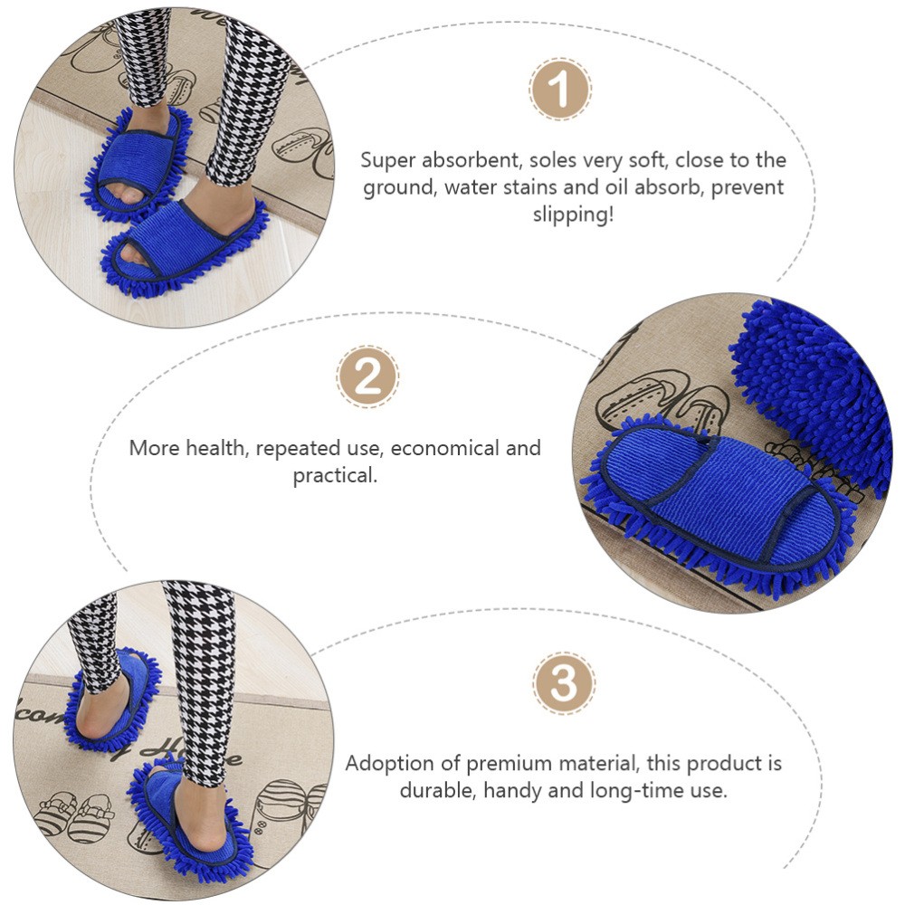 APL Pantofole lavabili in lavatrice scarpe da casa persone pigre puliscono il pavimento