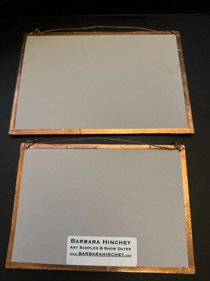 Barbara Hinchey ( 1949 - 2022) 水彩印花 海洋 带框 铜 4.5 - 5 英寸 — 第 2/4 张图片