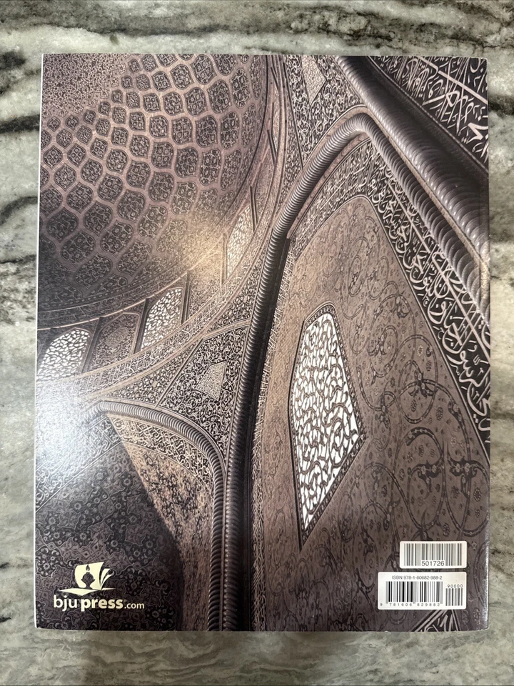 BJU Press World Studies 4th Edition Student Activities Book – Grade 7 Like New - Image 2 of 2