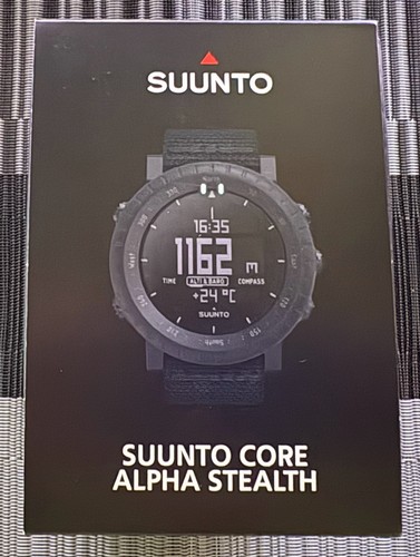 SUUNTO CORE ALPHA STEALTH MADE in Finland SS050504000 NEW - Picture 1 of 11