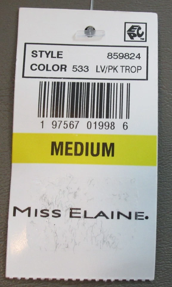 Miss Elaine Women's Cap Sleeve Lace Trim Sleepshirt, Pink Multi Floral, Medium - Image 4 of 4