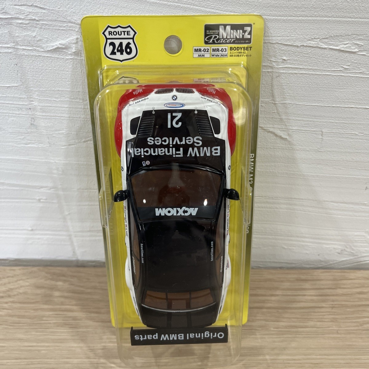 OLD SUPER Very Rare Kyosho MINI-Z Racer Body R246 BMW M3 GTR 24th
