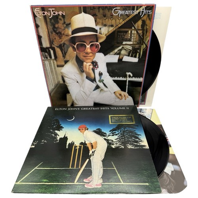 #ad Elton John Greatest Hits Vol I amp; II 1977 UK Rare 2x LP NM Ultrasonic Clean $79.99