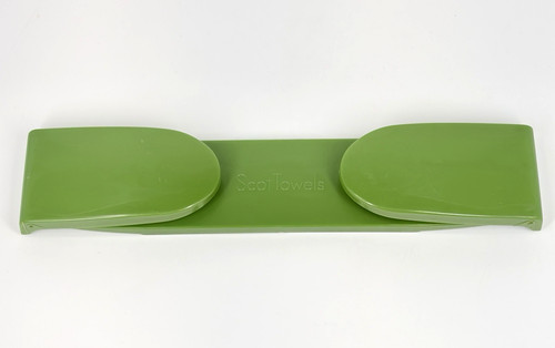 Vintage Scot Towels Wall Paper Towel Holder Avocado Green Roll Holder Plastic