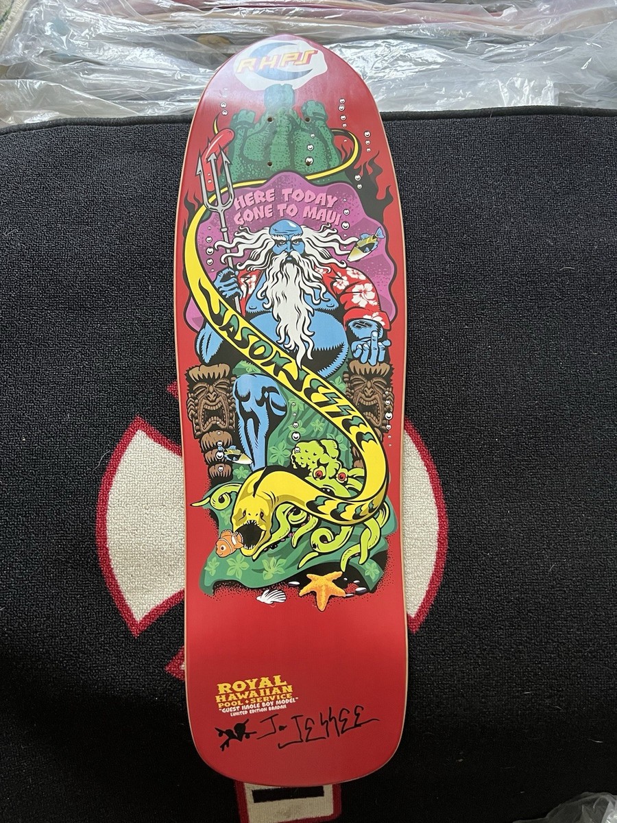 Signed Santa Cruz Royal Hawaiian Jason jessee skateboard deck | eBay