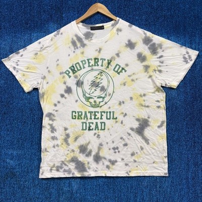 Property of Grateful Dead Tie Dye Graphic Rock Band T-Shirt Size XXL
