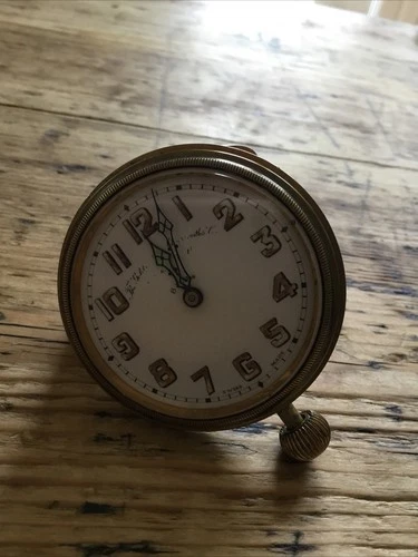 1920’s Antique Pocket Watch Swiss Made For A Motor Car Dashboard Cockpit