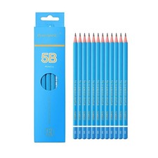 HAIHAOMUM Sketch Pencils for Drawing 5B, 12pcs Professional Art Drawing Penci...