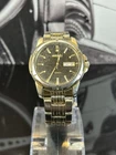Vintage Men’s Silver Tone Seiko WR 100 Quartz Watch. Runs Great Keeps Time